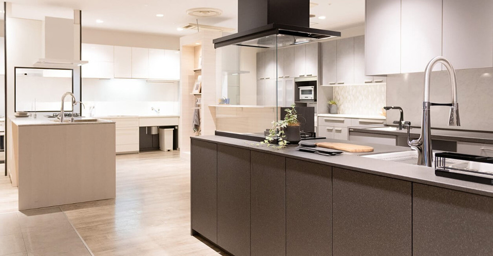 システムキッチンのショールーム